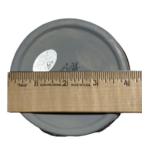 Vintage Wax Warmer Birds Kathy Hatch Tea light Hand painted Holiday White Red - Picture 9 of 15